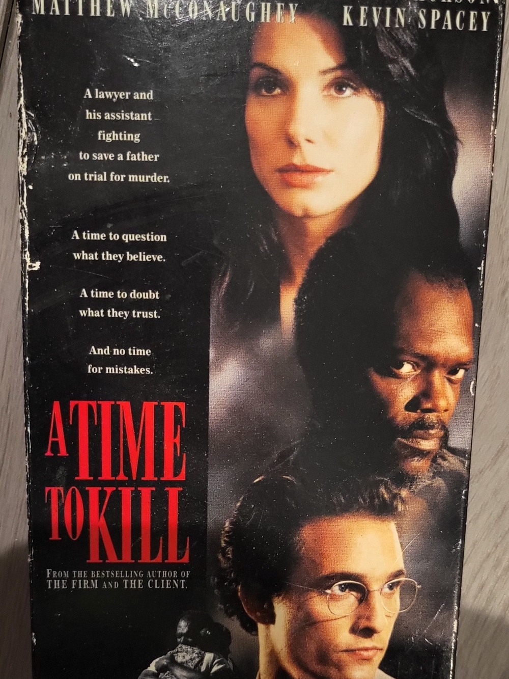 A Time to Kill VHS Matthew McConaughey Sandra Bullock Samuel L Jackson